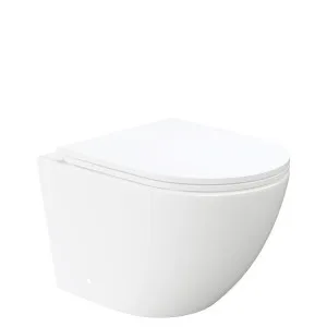 Fienza Koko Tornado Flush Wall Hung Toilet Suite, Slim Seat by Fienza, a Toilets & Bidets for sale on Style Sourcebook