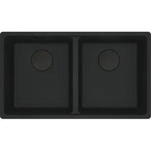Franke Maris Granite Double Bowl 350-350mm Undermount Matte Black by Franke, a Kitchen Sinks for sale on Style Sourcebook