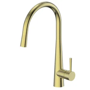 Greens Galiano Pull-Down Sink Mixer Brushed Brass by Greens, a Kitchen Taps & Mixers for sale on Style Sourcebook