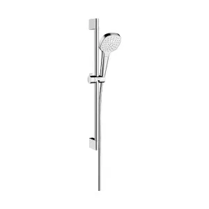 Hansgrohe Croma Select E Shower Set 110 1jet EcoSmart 9 l/min with Shower Bar 65cm White/Chrome by Hansgrohe, a Shower Heads & Mixers for sale on Style Sourcebook