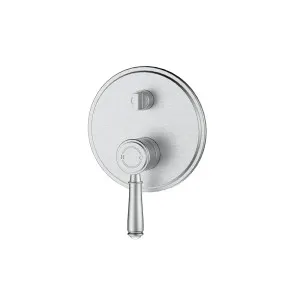 Ikon Clasico Wall Diverter Mixer Trim Kits Brushed Nickel by Ikon, a Bathroom Taps & Mixers for sale on Style Sourcebook