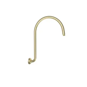 Ikon Clasico High-Rise Shower Arm Brushed Gold by Ikon, a Shower Heads & Mixers for sale on Style Sourcebook