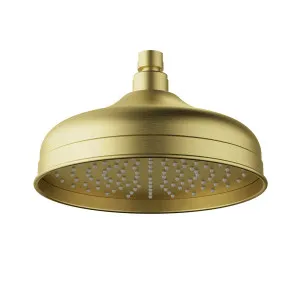 Ikon Clasico Shower Head Brushed Gold by Ikon, a Shower Heads & Mixers for sale on Style Sourcebook