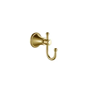 Ikon Clasico Robe Hook Brushed Gold by Ikon, a Shelves & Hooks for sale on Style Sourcebook