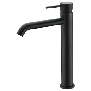 Ikon Hali High Rise Basin Mixer Matte Black by Ikon, a Bathroom Taps & Mixers for sale on Style Sourcebook