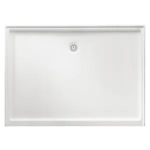 Marbletrend Flinders Polymarble Rectangle Shower Base 1220mm x 820mm Rear Outlet by Marble trend, a Showers for sale on Style Sourcebook