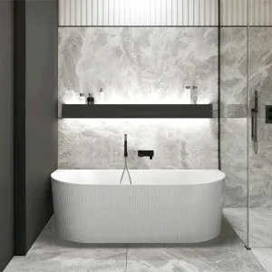 Otti Attica Noosa Bath BTW Multifit Matte White 1500mm by Otti, a Bathtubs for sale on Style Sourcebook