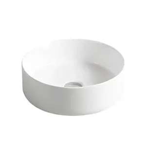Otti Radius Round Basin with Straight Edge 355x355mm Matte White by Otti, a Basins for sale on Style Sourcebook