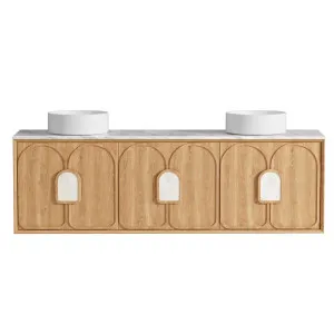 Otti Laguna 1800mm Natural American Oak Wall Hung Vanity (Cabinet Only) by Otti, a Vanities for sale on Style Sourcebook