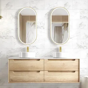 Otti Byron 1500mm Natural Oak Wall Hung Vanity (Cabinet Only) by Otti, a Vanities for sale on Style Sourcebook