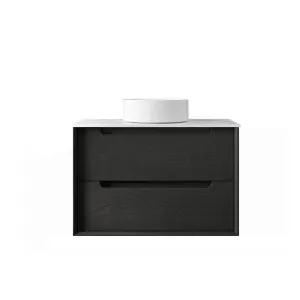 Otti Byron 750mm Black Oak Wall Hung Vanity (Cabinet Only) by Otti, a Vanities for sale on Style Sourcebook