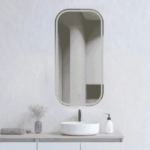 Otti LED Newport Frameless Mirror Soft Square by Otti, a Vanity Mirrors for sale on Style Sourcebook