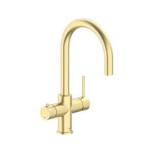 Peppy Taps 4 in 1 Boiling, Ambient Tap Brushed Brass Gold by Peppy, a Kitchen Taps & Mixers for sale on Style Sourcebook