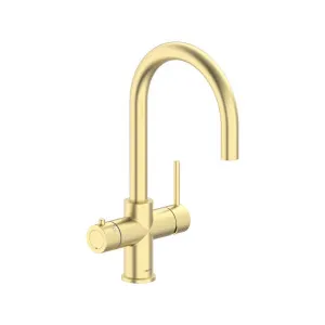 Peppy Taps 4 in 1 Boiling, Chilled Tap Brushed Brass Gold by Peppy, a Kitchen Taps & Mixers for sale on Style Sourcebook