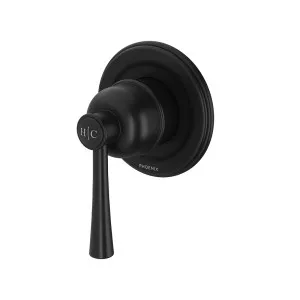 Phoenix Cromford Switchmix Shower / Wall Mixer Matte Black by PHOENIX, a Bathroom Taps & Mixers for sale on Style Sourcebook
