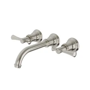 Phoenix Cromford Wall Basin/Bath Tap Set Lead Free Brushed Nickel by PHOENIX, a Basins for sale on Style Sourcebook
