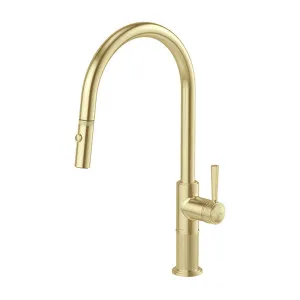 Phoenix Wiltern Pull Out Sink Mixer, Brushed Gold by PHOENIX, a Kitchen Taps & Mixers for sale on Style Sourcebook