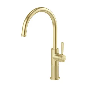 Phoenix Wiltern Sink Mixer, Brushed Gold by PHOENIX, a Kitchen Taps & Mixers for sale on Style Sourcebook