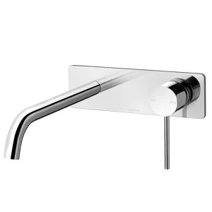 Phoenix Vivid Slimline 230mm Curved Wall Bath Mixer Set Chrome by PHOENIX, a Bathtubs for sale on Style Sourcebook