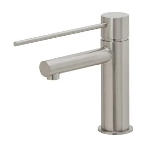 Phoenix Vivid Slimline Basin Mixer With Extended Lever Brushed Nickel by PHOENIX, a Bathroom Taps & Mixers for sale on Style Sourcebook