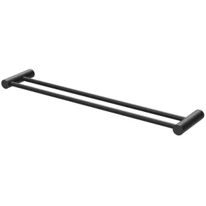Phoenix Vivid Slimline Double Towel Rail 600mm Matte Black by PHOENIX, a Towel Rails for sale on Style Sourcebook