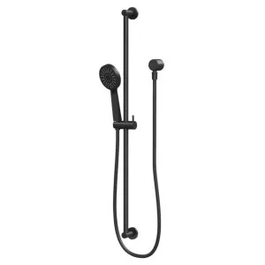 Phoenix Vivid Slimline Extended Rail Shower Matte Black by PHOENIX, a Shower Heads & Mixers for sale on Style Sourcebook