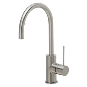 Phoenix Vivid Slimline Gooseneck Sink Mixer 160mm Brushed Nickel by PHOENIX, a Kitchen Taps & Mixers for sale on Style Sourcebook