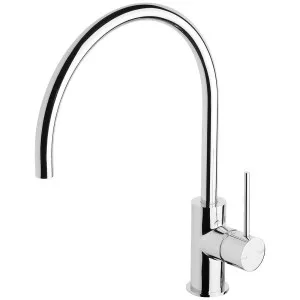 Phoenix Vivid Slimline Gooseneck Sink Mixer 220mm Chrome by PHOENIX, a Kitchen Taps & Mixers for sale on Style Sourcebook