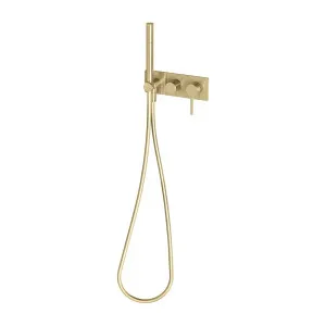 Phoenix Vivid Slimline Oval Wall Shower System Brushed Gold by PHOENIX, a Shower Heads & Mixers for sale on Style Sourcebook