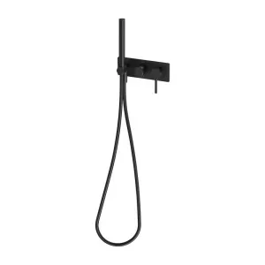 Phoenix Vivid Slimline Oval Wall Shower System Matte Black by PHOENIX, a Shower Heads & Mixers for sale on Style Sourcebook