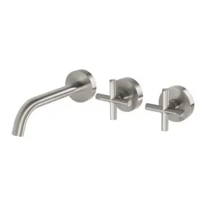 Phoenix Vivid Slimline Plus Wall Basin / Bath Hostess Set 180mm Outlet Brushed Nickel by PHOENIX, a Basins for sale on Style Sourcebook