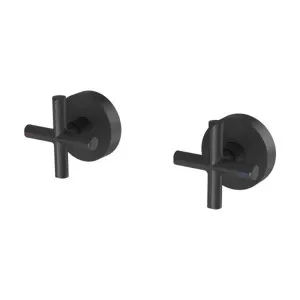 Phoenix Vivid Slimline Plus Wall Top Assemblies Matte Black by PHOENIX, a Bathroom Taps & Mixers for sale on Style Sourcebook
