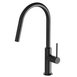 Phoenix Vivid Slimline Pull Out Sink Mixer Matte Black by PHOENIX, a Kitchen Taps & Mixers for sale on Style Sourcebook