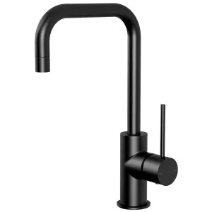 Phoenix Vivid Slimline Squareline Sink Mixer 160mm Matte Black by PHOENIX, a Kitchen Taps & Mixers for sale on Style Sourcebook