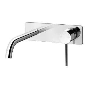 Phoenix Vivid Slimline SwitchMix Wall Basin / Bath Mixer Set | Fit-Off Kit | Chrome | 180mm by PHOENIX, a Bathroom Taps & Mixers for sale on Style Sourcebook