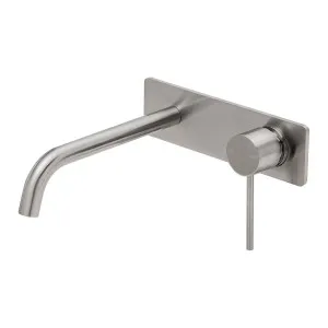 Phoenix Vivid Slimline SwitchMix Wall Basin / Bath Mixer Set 230mm Fit-Off Kit Brushed Nickel by PHOENIX, a Bathroom Taps & Mixers for sale on Style Sourcebook