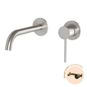 Phoenix Vivid Slimline SwitchMix Wall Basin/Bath Mixer Set 60mm Backplates (Fit-Off Kit Only), Brushed Nickel by PHOENIX, a Bathroom Taps & Mixers for sale on Style Sourcebook