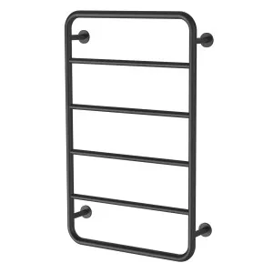 Phoenix Vivid Slimline Towel Ladder 800mm x 500mm Matte Black by PHOENIX, a Bathroom Fixtures for sale on Style Sourcebook