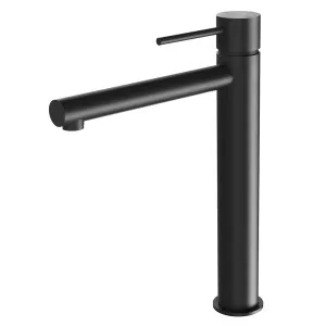 Phoenix Vivid Slimline Vessel Mixer Matte Black by PHOENIX, a Bathroom Taps & Mixers for sale on Style Sourcebook