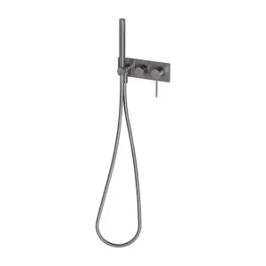 Phoenix Vivid Slimline Wall Shower System Brushed Carbon by PHOENIX, a Shower Heads & Mixers for sale on Style Sourcebook