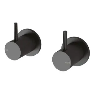Phoenix Vivid Slimline Wall Top Assemblies Matte Black by PHOENIX, a Bathroom Taps & Mixers for sale on Style Sourcebook