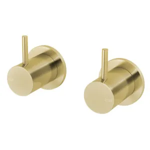 Phoenix Vivid Slimline Wall Top Assembly - Extended Spindles Brushed Gold by PHOENIX, a Shower Heads & Mixers for sale on Style Sourcebook