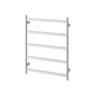 Phoenix Five Flat Bar Heated Towel Ladder, Brushed Nickel by PHOENIX, a Bathroom Fixtures for sale on Style Sourcebook