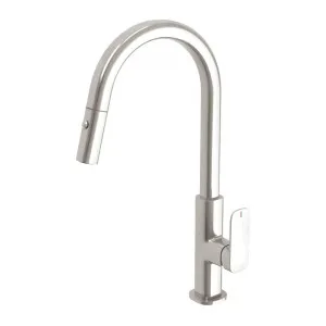 Phoenix Nuage Pull Out Sink Mixer 200mm Brushed Nickel - Lead Free by PHOENIX, a Kitchen Taps & Mixers for sale on Style Sourcebook
