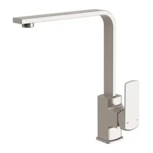 Phoenix Teva Sink Mixer 200mm Squareline, Brushed Nickel by PHOENIX, a Kitchen Taps & Mixers for sale on Style Sourcebook