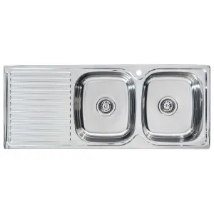 Seima Acero 1200 Sink Left Hand Drainer 1 Tap Hole Stainless Steel by Seima, a Bathroom Fixtures for sale on Style Sourcebook