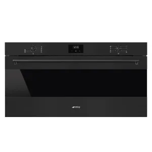 Smeg Classic Thermoseal Oven Matte Black 90cm by Smeg, a Ovens for sale on Style Sourcebook
