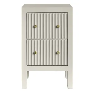 Ariana Bedside Table - Petite Grey by CAFE Lighting & Living, a Bedside Tables for sale on Style Sourcebook