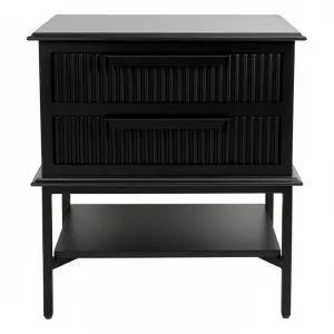 Aimee Bedside Table - Small All Black by CAFE Lighting & Living, a Bedside Tables for sale on Style Sourcebook