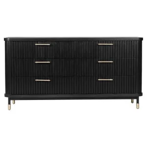 Sophia 6 Drawer Chest - Black by CAFE Lighting & Living, a Dressers & Chests of Drawers for sale on Style Sourcebook